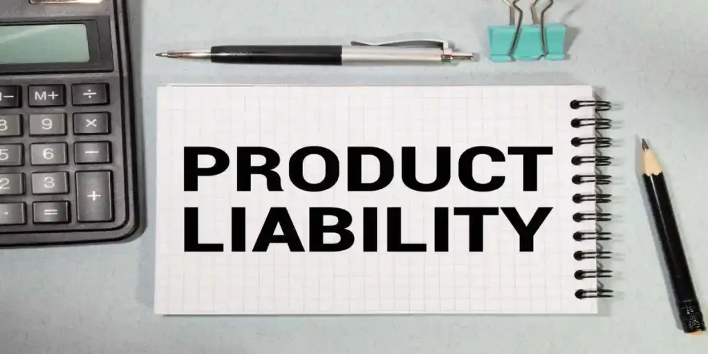 Product Liability is shown on the photo using the text.