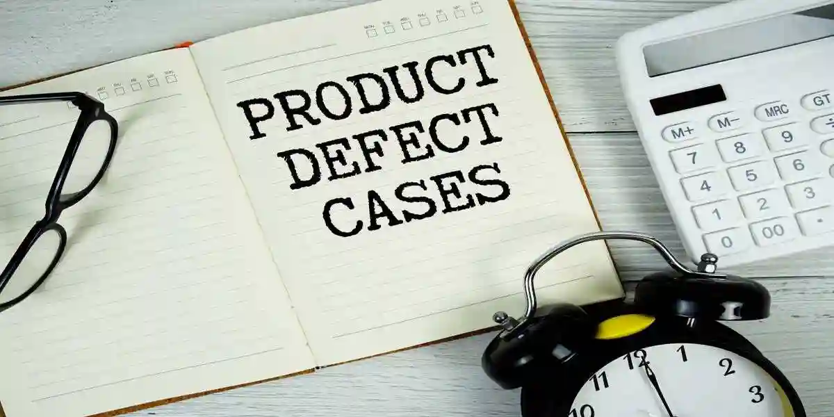 product defect cases on inside page of book in Nashvile Dexcom Device Recall Lawsuit