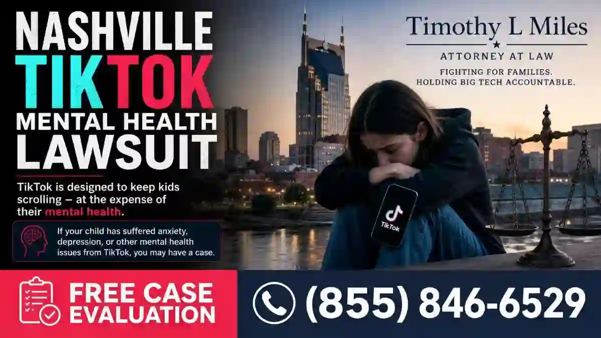 Nashville TikTok Mental Health Lawsuit atty add
