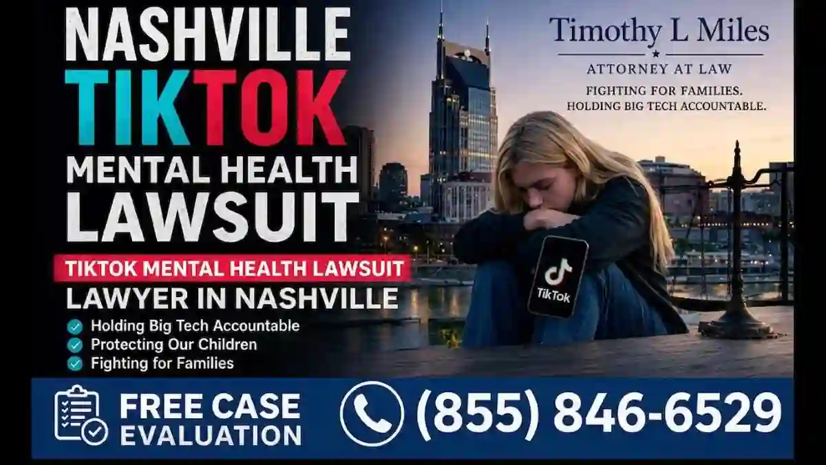 Nashville TikTok Mental Health Lawsuit atty add