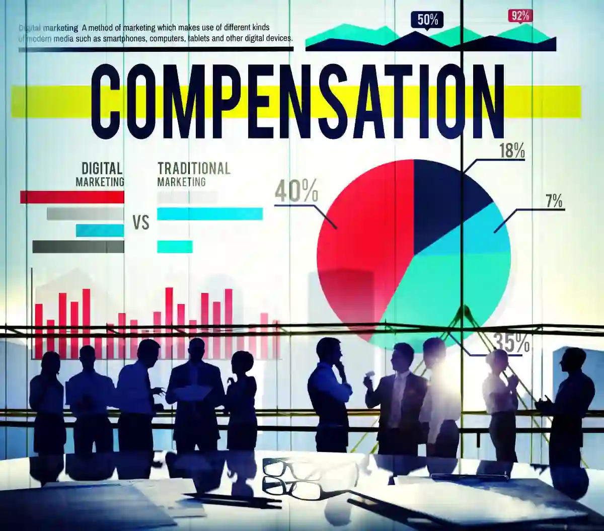 Compensation Economy Financial Money Payment Concept Damages Calculations in Securities Litigation