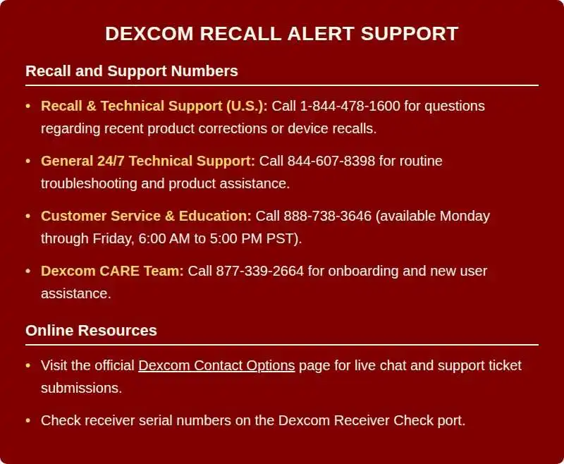 Injured by a recalled dexcom device? | (855) 846-6529 5 dexcom recall information in Recalled Dexcom Device