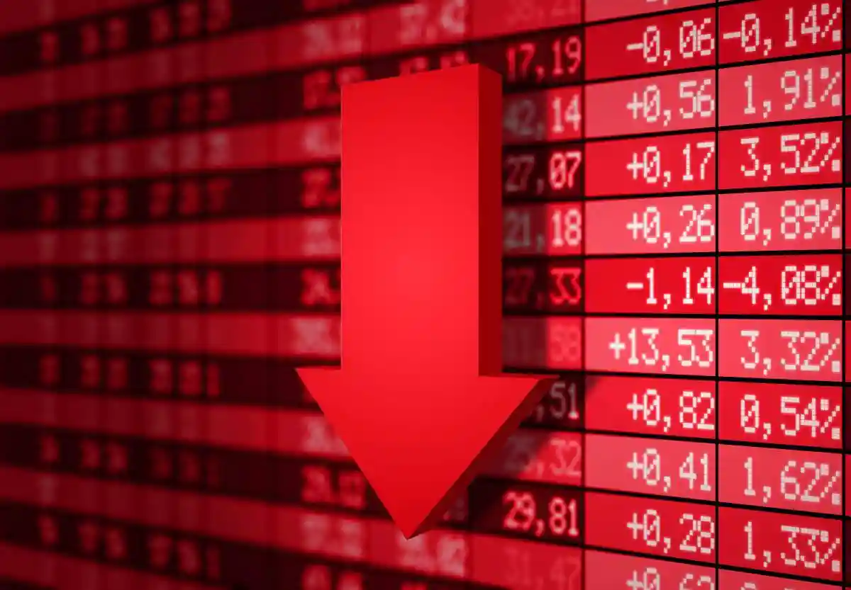 Photronics class action lawsuit: a guide to securities class action lawsuits 3 Stock market down shown with red 3d arrow used in Photronics Class Action Lawsuit