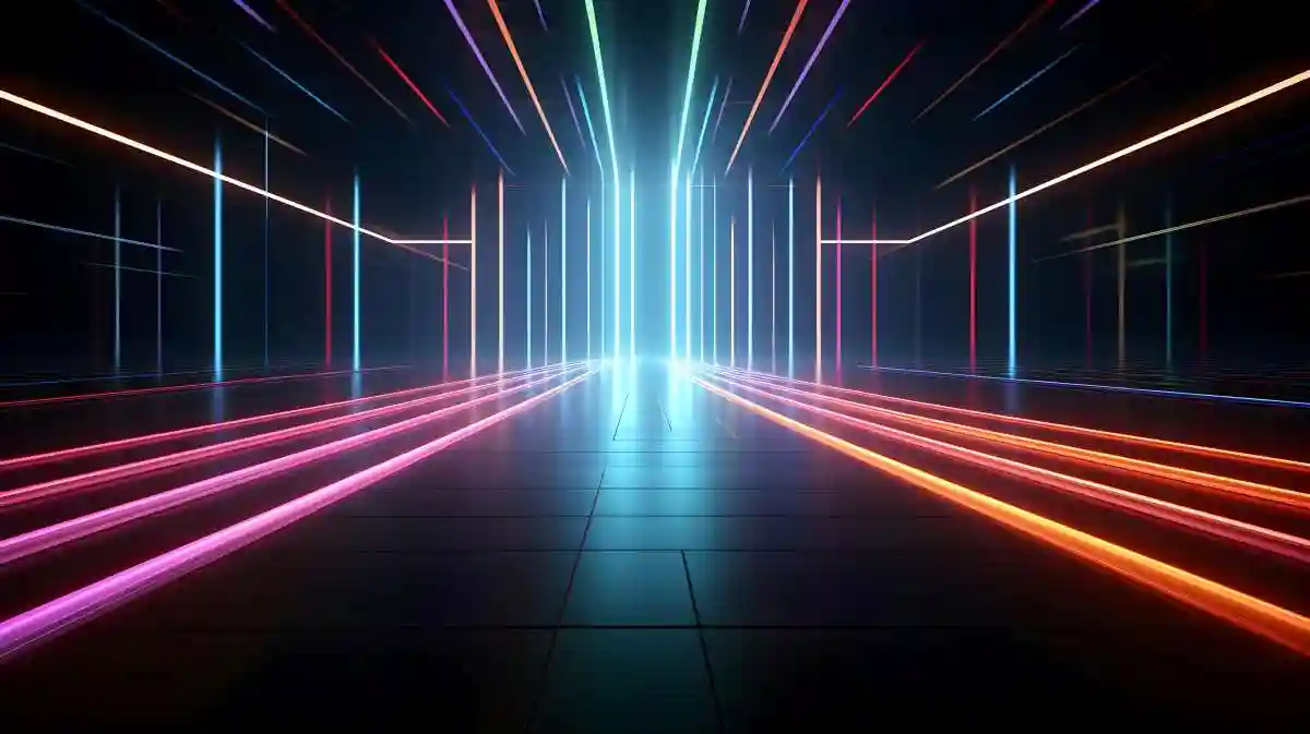 Tiktok mental health lawsuit: a systematic explication 6 3D Render of a Room with Glowing Multicolor Neon Lines. Abstract TikTok Mental Health LawsuitBackground