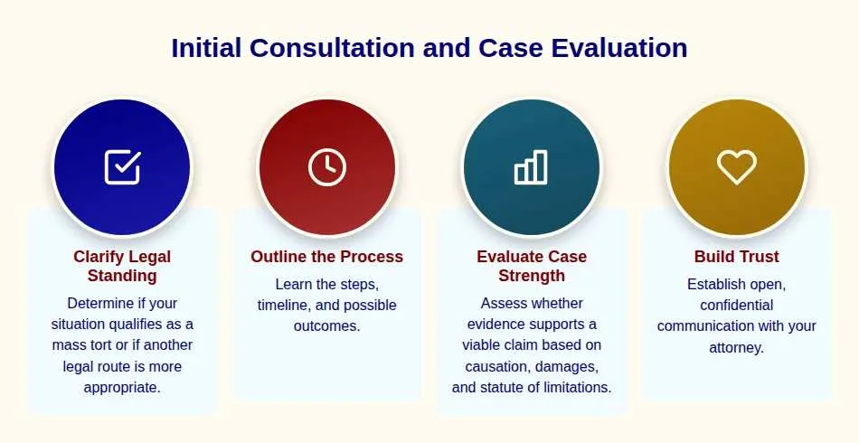 initial case evaluation in mass torts point by point in Mass Tort Multidistrict Litigation