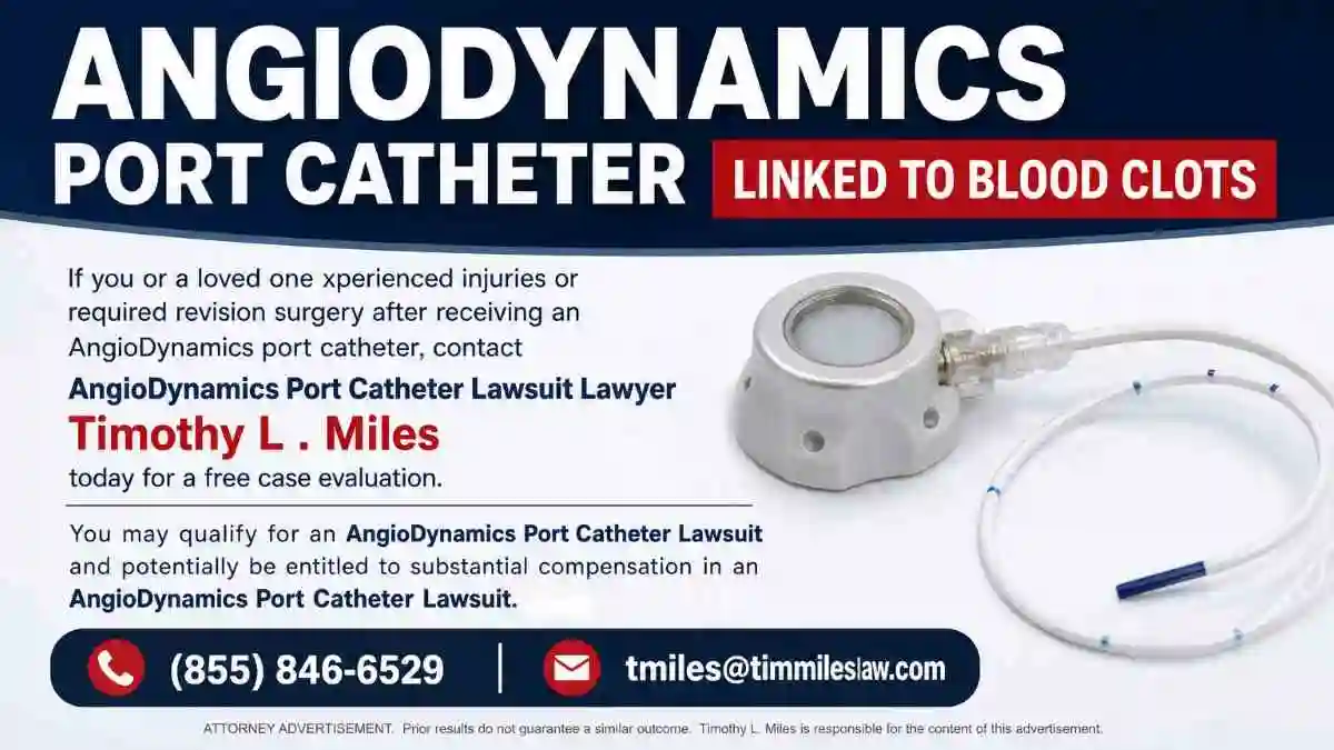 Criteria for a nashville angiodynamics port catheter lawsuit 2 Attornyey add for free case evaluation in Criteria for a Nashville AngioDynamics Port Catheter Lawsuit