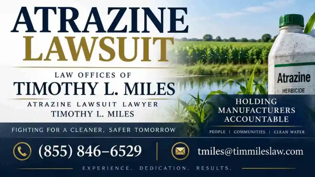 atty add for free case evaluation in Atrazine Lawsuit