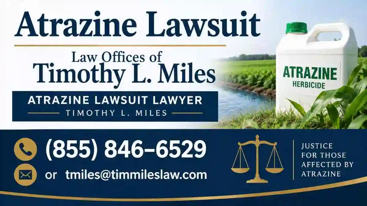 Atrazine lawsuit law offices of timothy l. Miles 1 atty add for free case evaluation in Atrazine Lawsuit