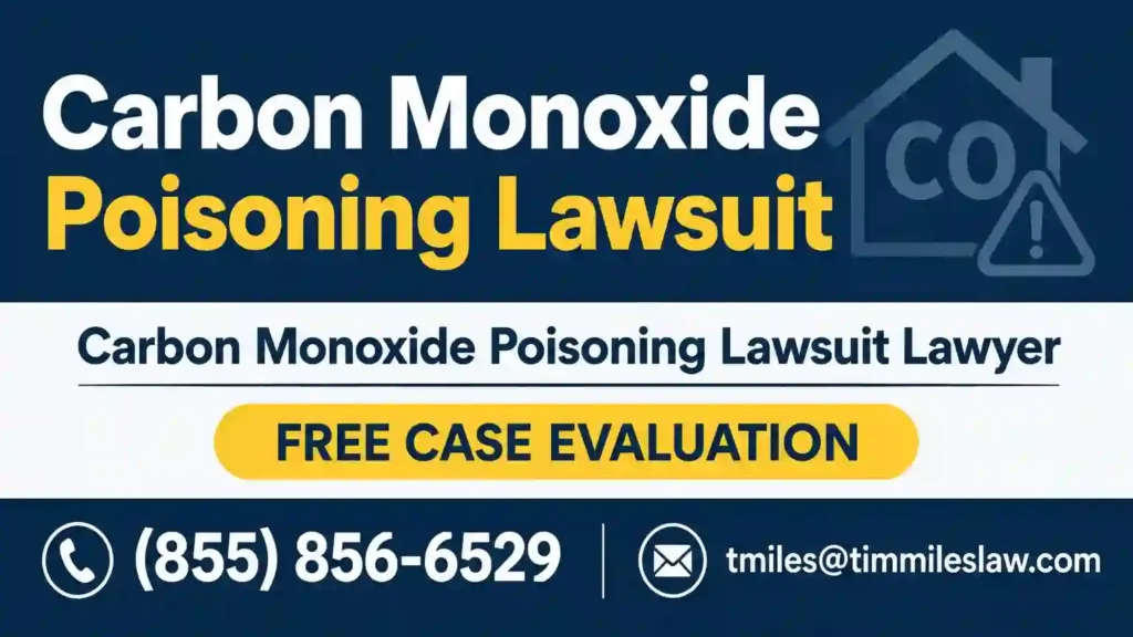 atty add for free case eval in carbon monoxide lawsuit
