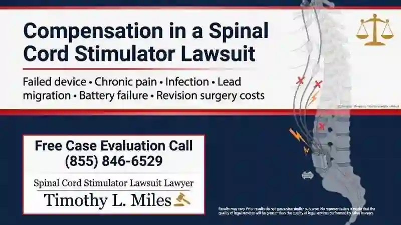 Do you qualify for a spinal cord stimulator lawsuit? 2 atty prepared add on Compensation in a Qualify for a Spinal Cord Stimulator Lawsuit