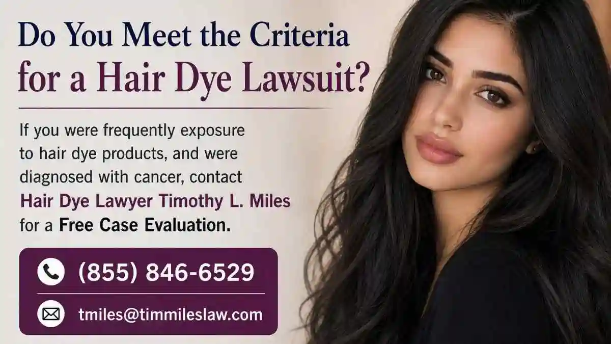 hair dye lawsut attorney add the criteria for a hair dye lawsuit