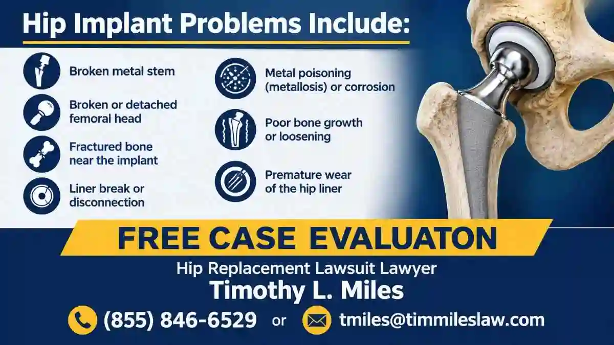 Hip replacement lawsuits: updates, eligibility & criteria 1 atty add free case evaluation