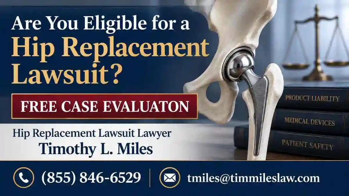 Hip replacement lawsuits: updates, eligibility & criteria 4 atty add free case evaluation