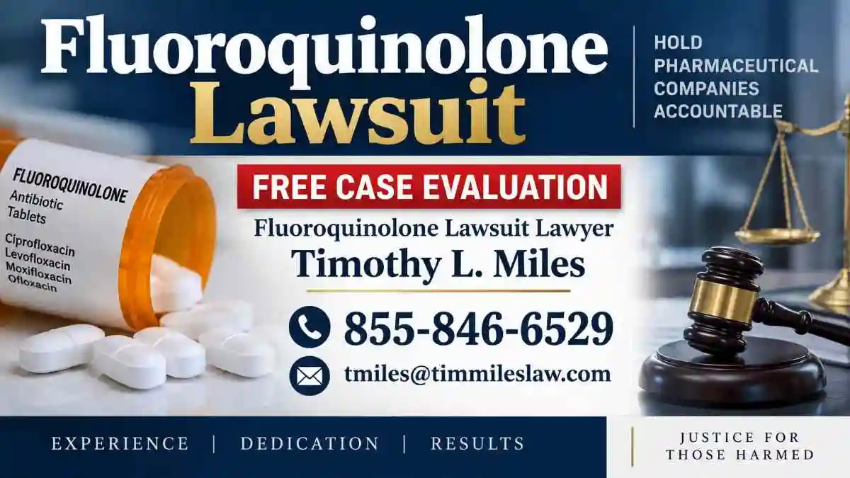 Fluoroquinolone lawsuit: risks, side effects & eligibility 1 atty add free case eval in fluoroquinolone lawsui6