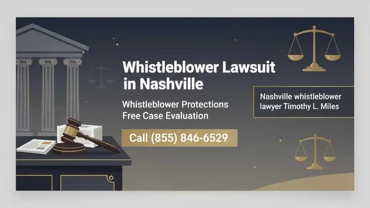 Whistleblower lawsuit in nashville | tim miles law offices 4 atty add fcr free case evaluation in Whistleblower Lawsuit in Nashville