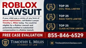 Home 2 atty add free case eval Criteria for a Roblox Lawsuit