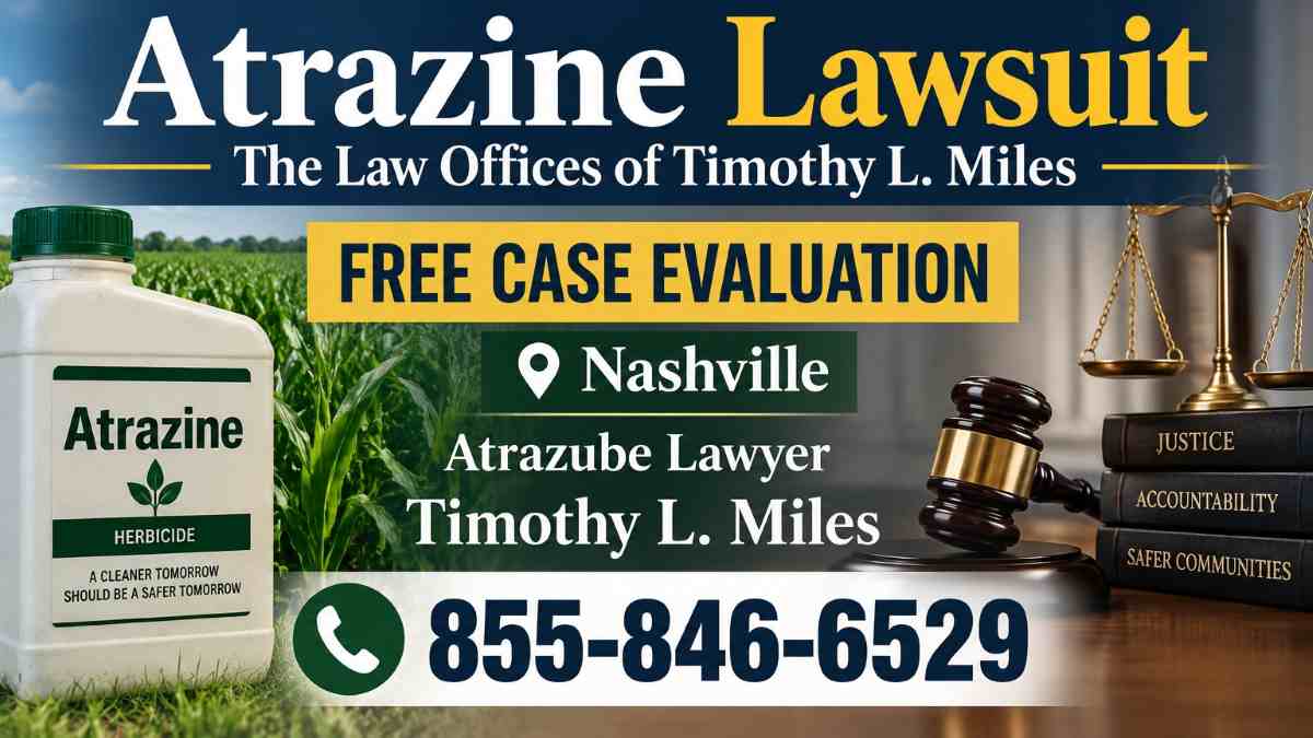 Atrazine lawsuit law offices of timothy l. Miles 2 atty add for free case evaluation in Atrazine Lawsuit