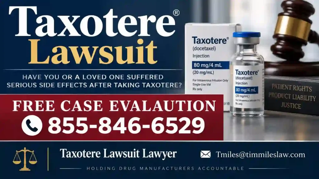 Taxotere lawsuit: an eye-opening and authoritative guide 1 atty add for free case eval in taxotere lawsutiy