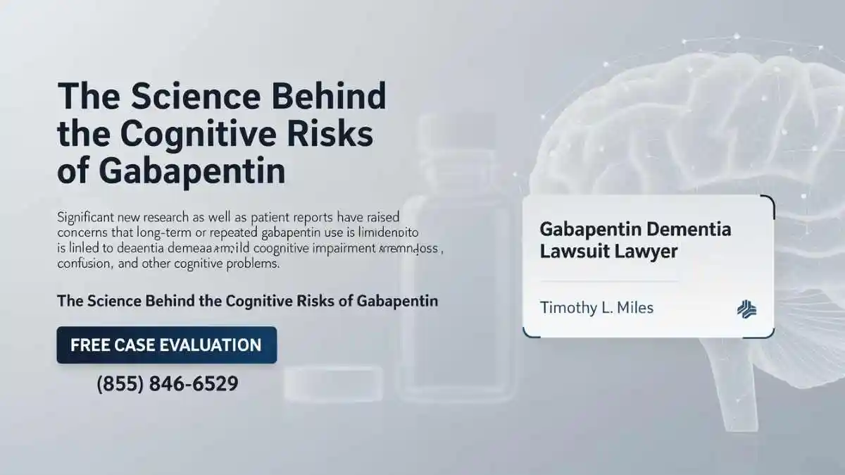 attorney add for free case evaluation in Cognitive Risks of Gabapentin