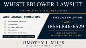 Home 7 atty add fcr free case evaluation in Whistleblower Lawsuit in Nashville